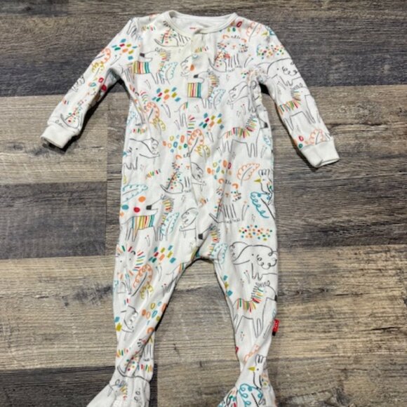 Magnetic Me 9-12 Months Footie Pajamas - Picture 1 of 5